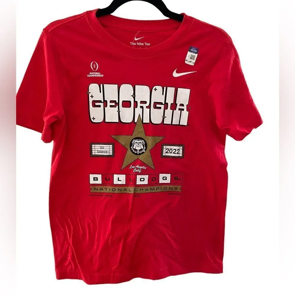 GEORGIA BULLDOGS SHORT SLEEVE TEE‎ SHIRT BY NIKE, large